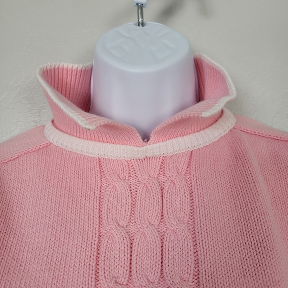Kari Incorporated Vintage Large Light Pink Knit Sweater Collared Spring Summer - Picture 2 of 8